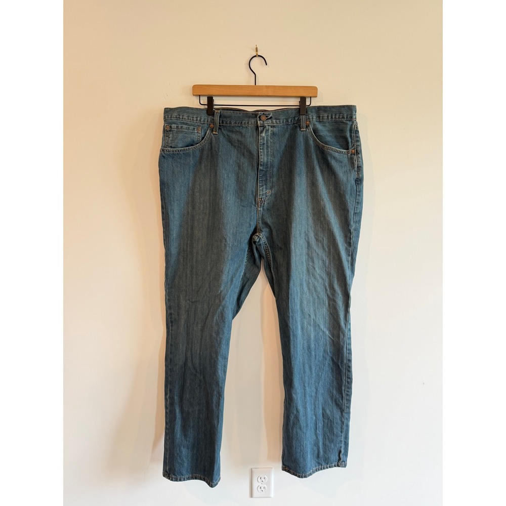 Levis 559 Relaxed Straight Jeans Mens 44x34 Blue Denim Medium Wash